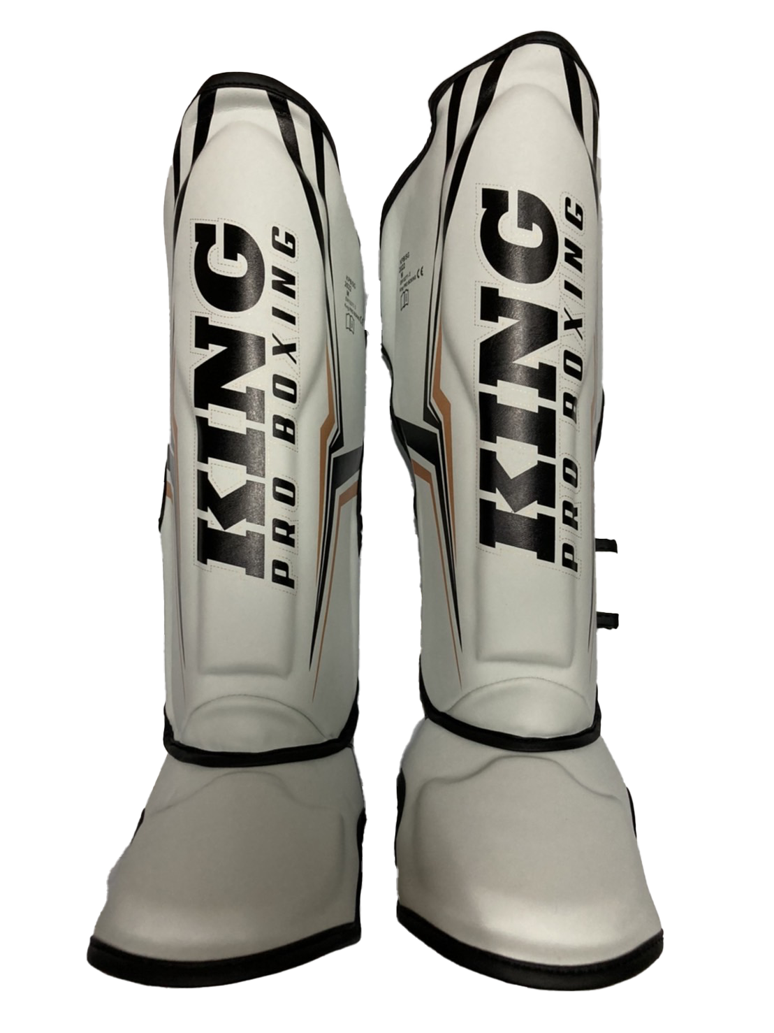King Pro Boxing Shin Guards Thor White
