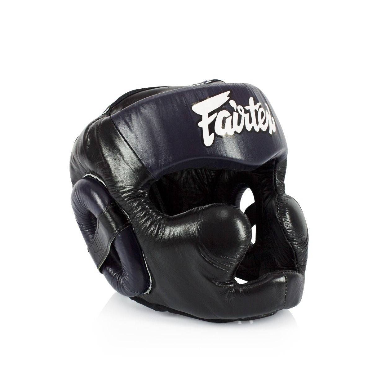 Fairtex Head Gear HG13 Full Head Cover BLack DIAGONAL VISION