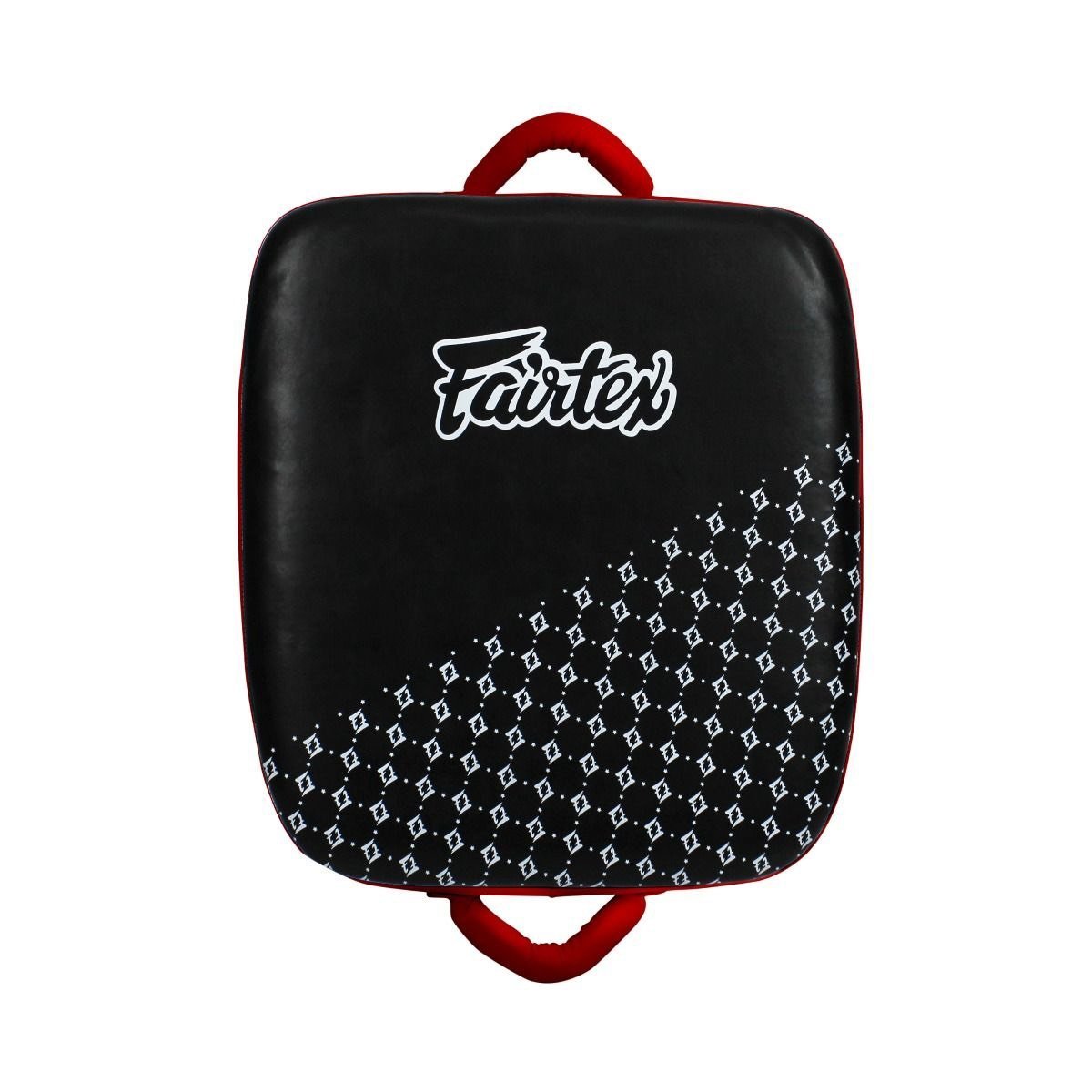 Fairtex Leg Kicking Pads Black Red LKP1