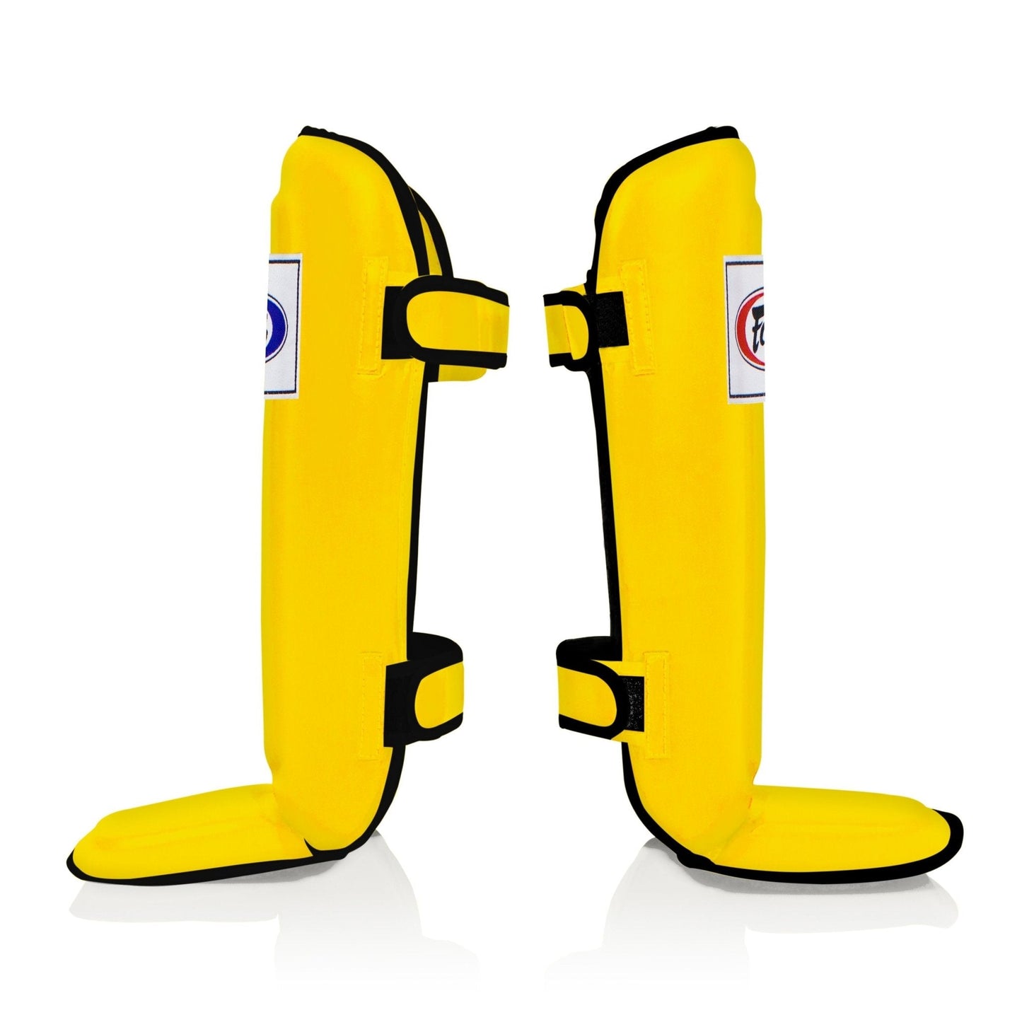 Fairtex Shin Guards SP3 Yellow IN-STEP DOUBLE PADDED PROTECTOR