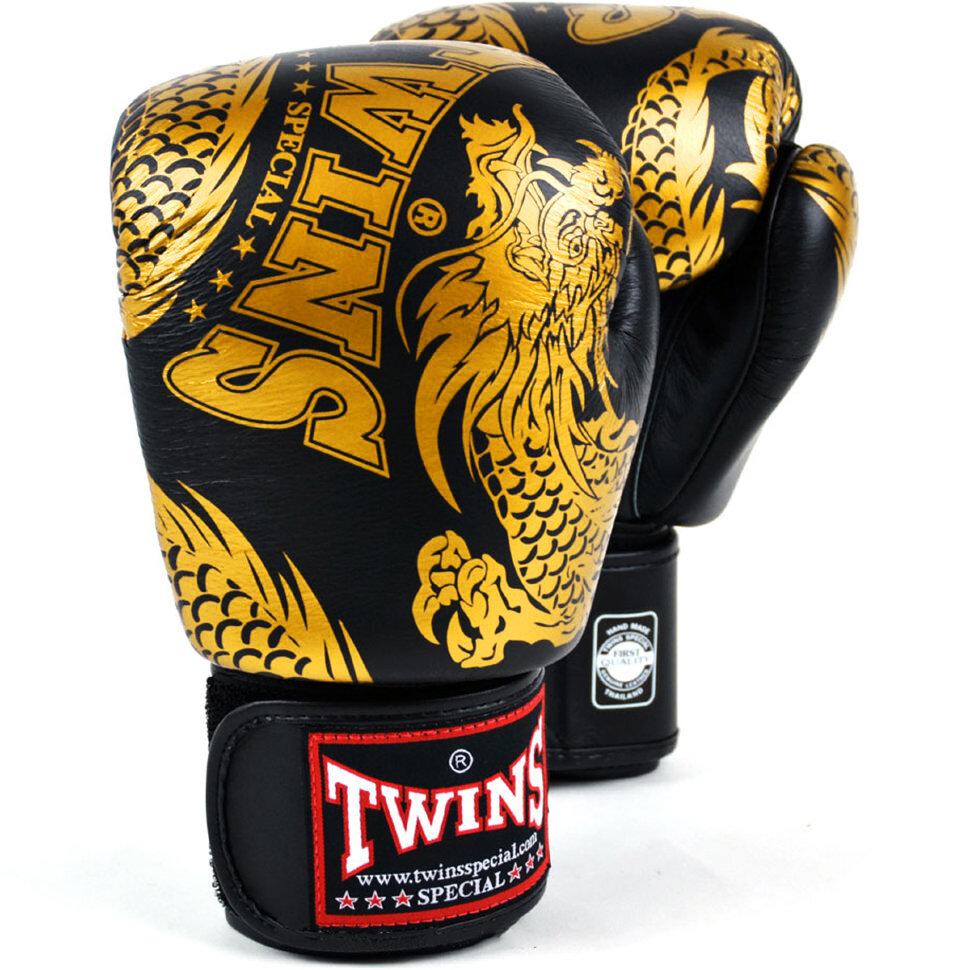 Twins Special Fancy FBGVL3-49 GOLD/BLACK BOXING GLOVES