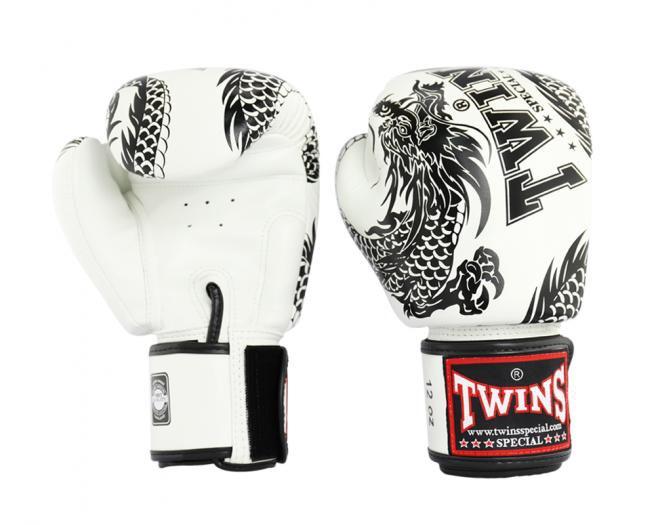 Twins Special Fancy FBGVL3-49 Black/White Boxing Gloves