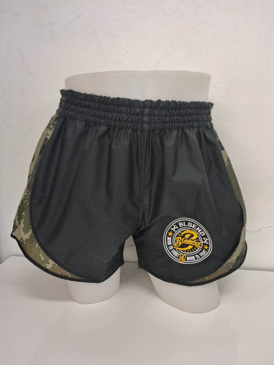 Blegend Boxing Shorts Powerhouse 2.0 Black Camo Green