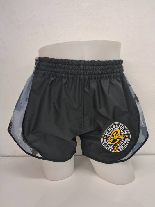 Blegend Boxing Shorts Powerhouse 2.0 Black Camo Grey