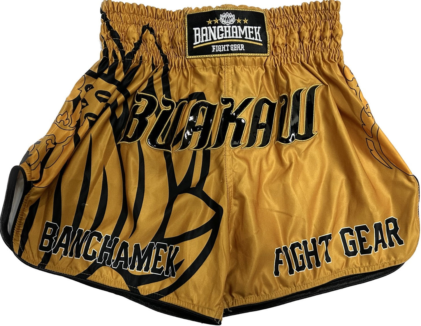 Buakaw Shorts BSH6  GOLD BLACK