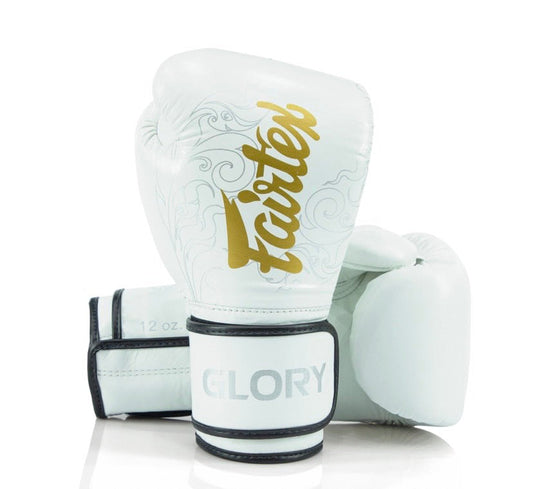 Fairtex Boxing Gloves GLORY BGVG3 Valco White