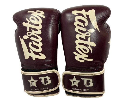 Booster X Fairtex  Boxing Gloves BGVB3 Maroon Khaki