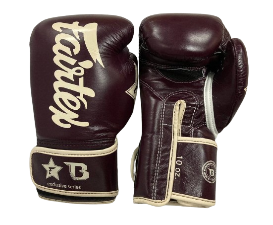 Fairtex Boxing Gloves BGVB3 Maroon Khaki