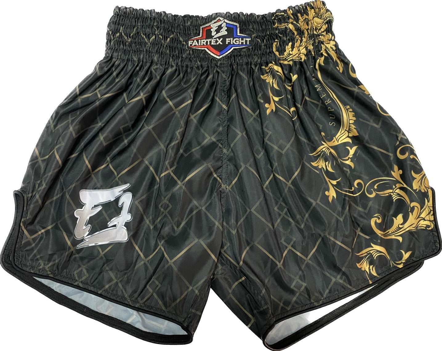 Fairtex Fight Promotion Shorts Supreme Power Black