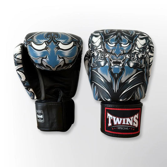 Twins Special Fancy Boxing Gloves Fbgvl3-58 Grey Black