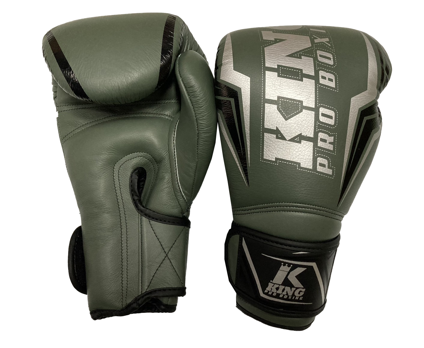 King Pro Boxing Gloves THOR Olive