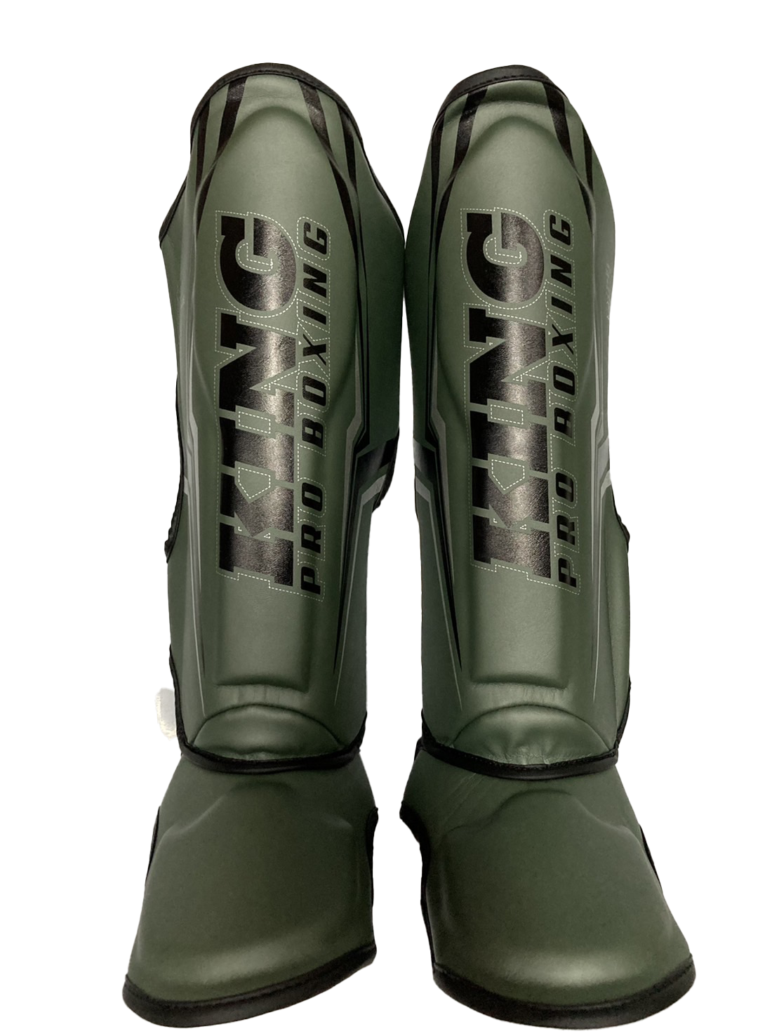 King Pro Boxing Shin Guards Thor Olive