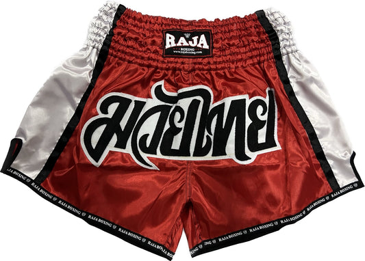 Raja Muay Thai Shorts Urban Hero Red White