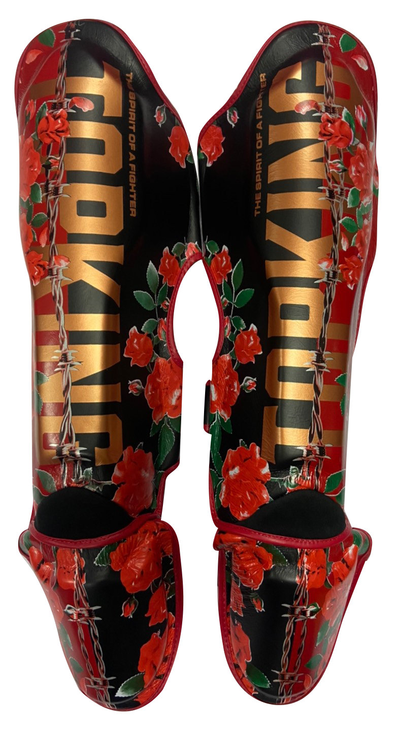 Top King Shin Guards "Pro" ROSE TKSGRS Black