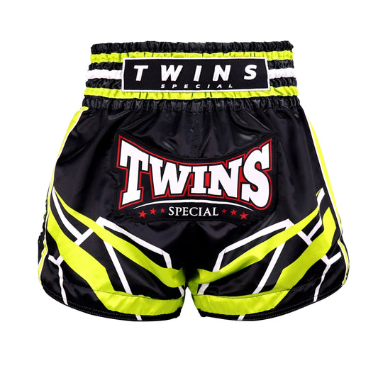 Twins Special Muay Thai Shorts TBS-Racing Black Green