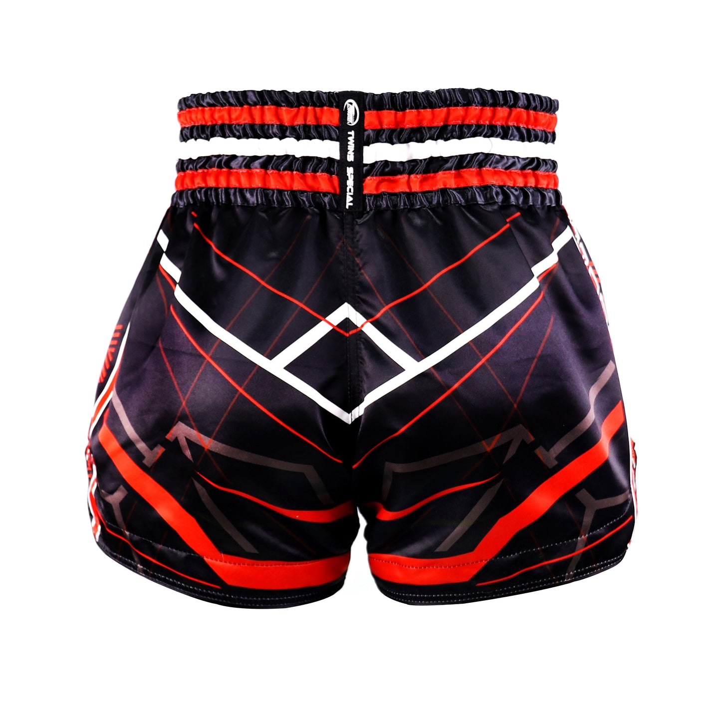 Twins Special Muay Thai Shorts TBS-Racing Black Red