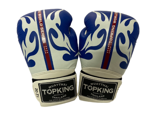 Top King Boxing Gloves TKBGWS World Series BLUE NO AIR