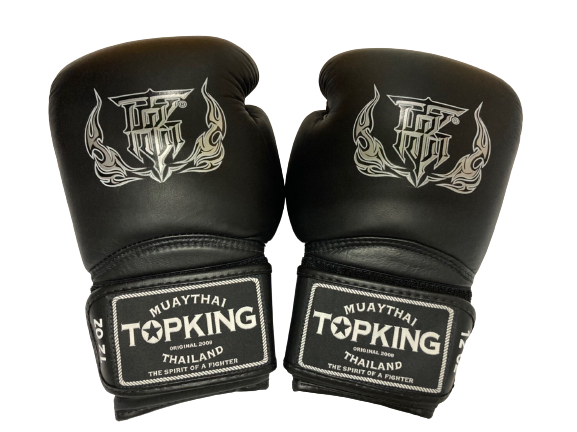 Top King Boxing Gloves "Super" TKBGSA Air Black N