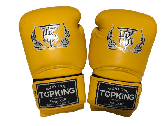 Top King Boxing Gloves "Super" TKBGSA Air Yellow N