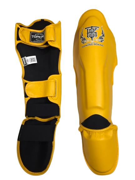 Top King Shin Guards 窶抉ro窶 TKSGP-GL Yellow