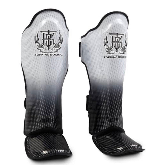 Top King Shin Guards Super Star TKSGSS01 Silver Black