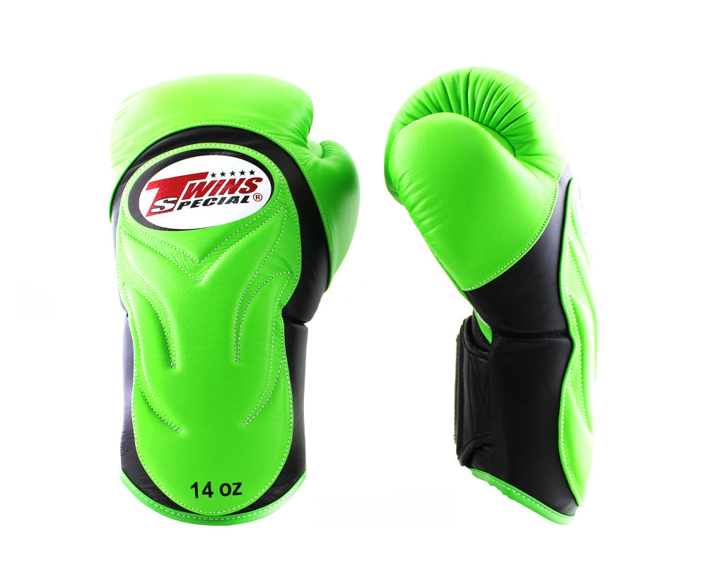 Twins Special Boxing Gloves BGVL6 Black Green