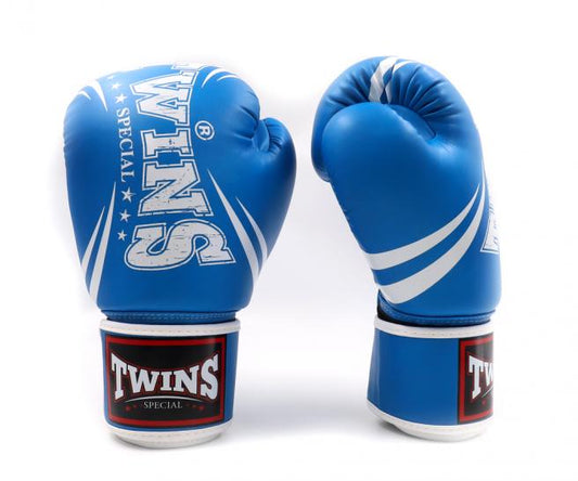 Twins Special Fancy BOXING GLOVES FBGVS3-TW6 BLUE