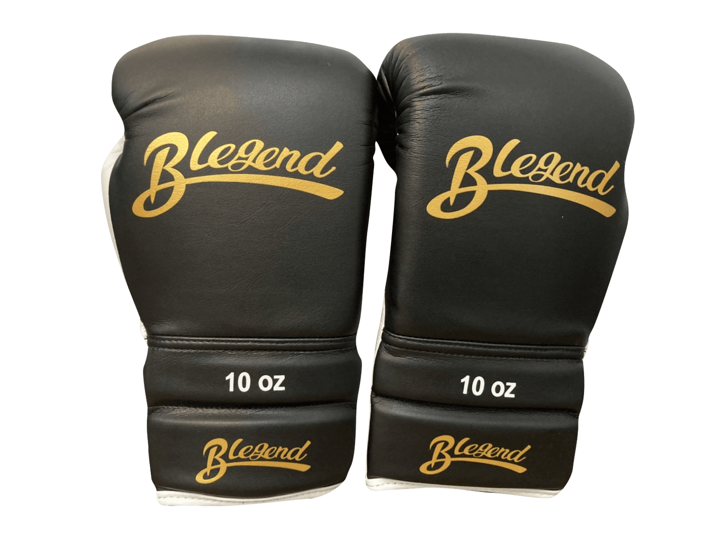 Blegend Boxing Gloves BGLLP Lace Up Black White