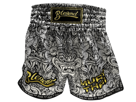 Blegend Boxing Shorts Grey Devil