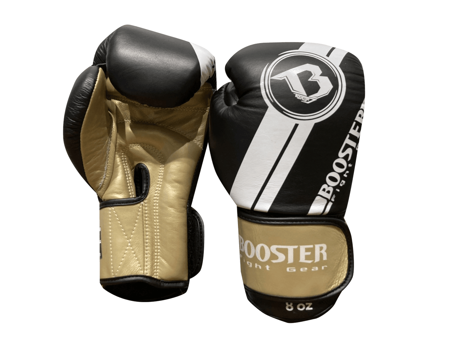 Booster Boxing Gloves BGLV3 GL Black White GD/WH/BK