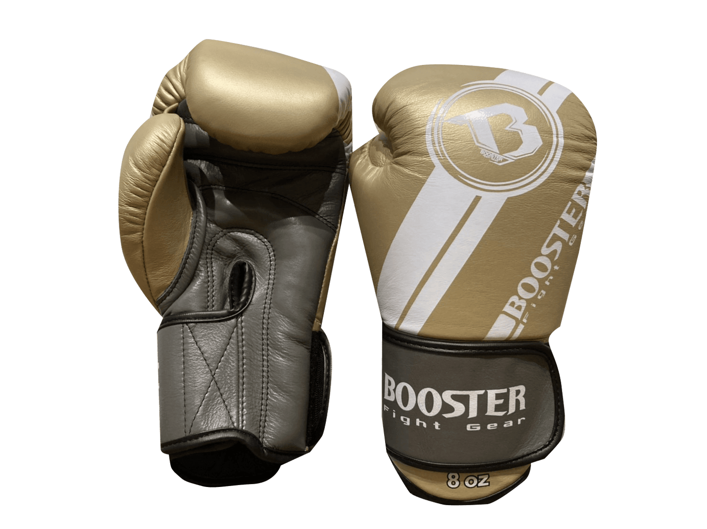 Booster Boxing Gloves BGLV3 Gold White Grey