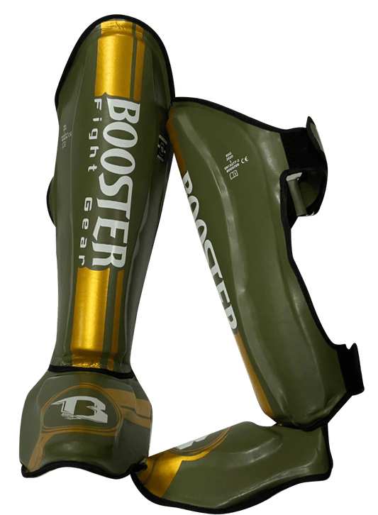 Booster Shin Guards BSG V3 Green Gold