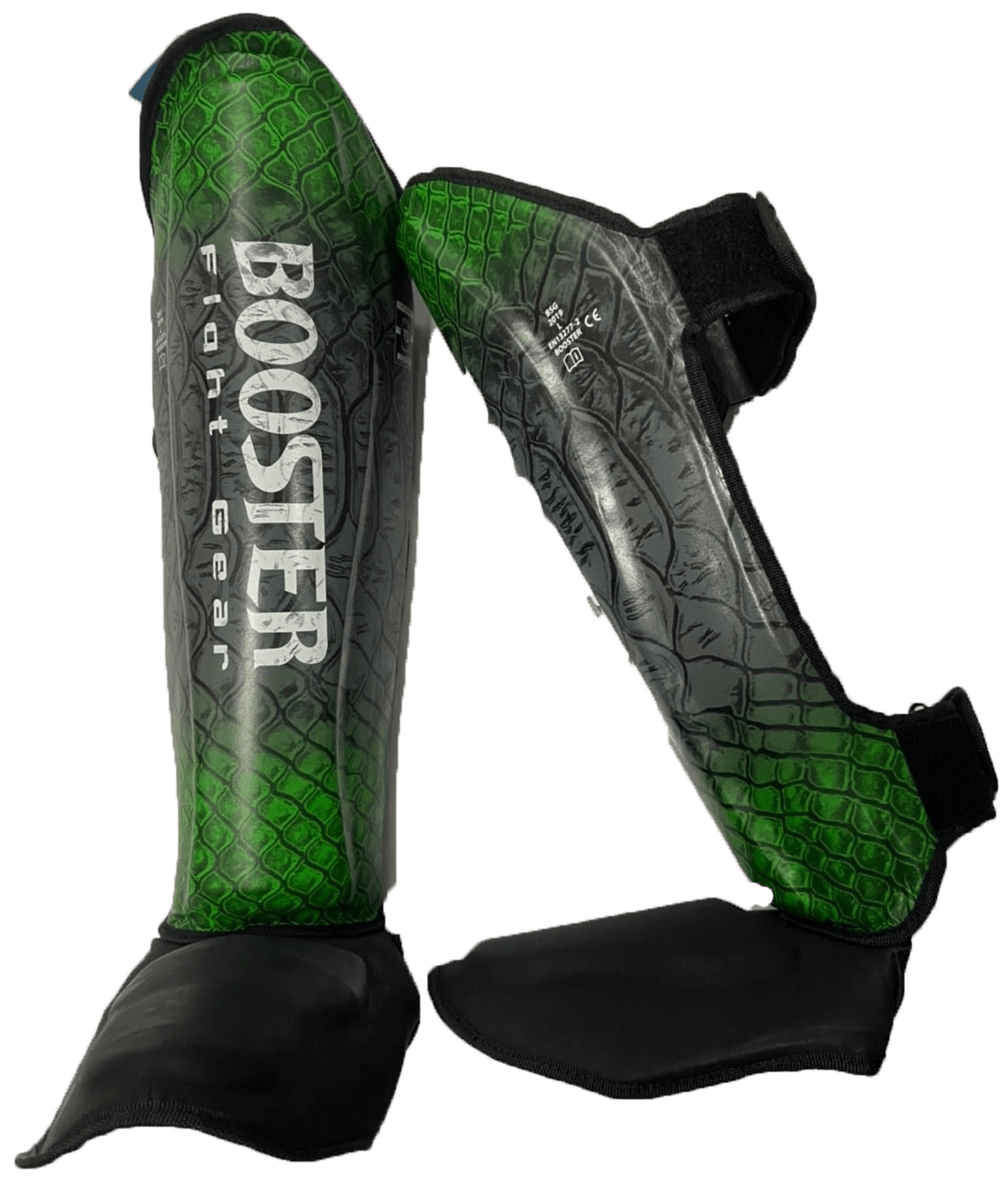 Booster Shin Guards BSG V3 Snake Green