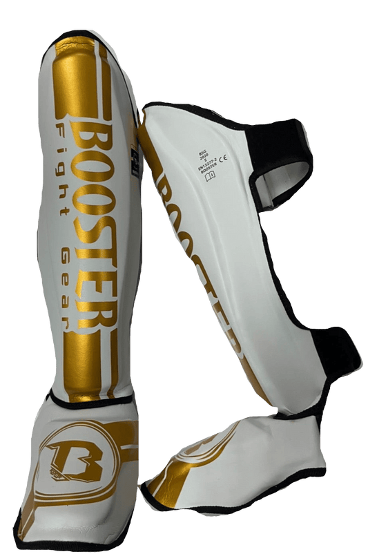 Booster Shin Guards BSG V3 White Gold