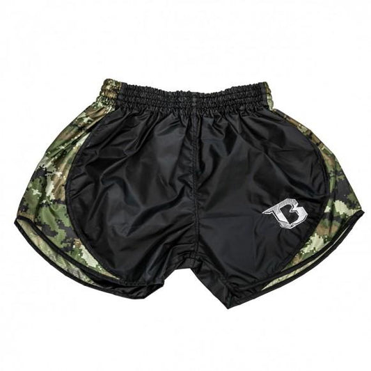 BOOSTER SHORTS Retro Hybrid BL/Camo Green