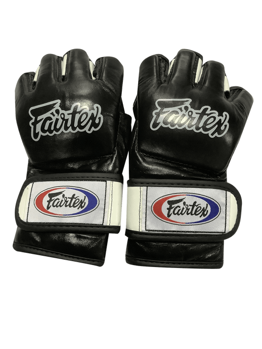 Fairtex Boxing Gloves MMA FGV12 BLACK WHITE