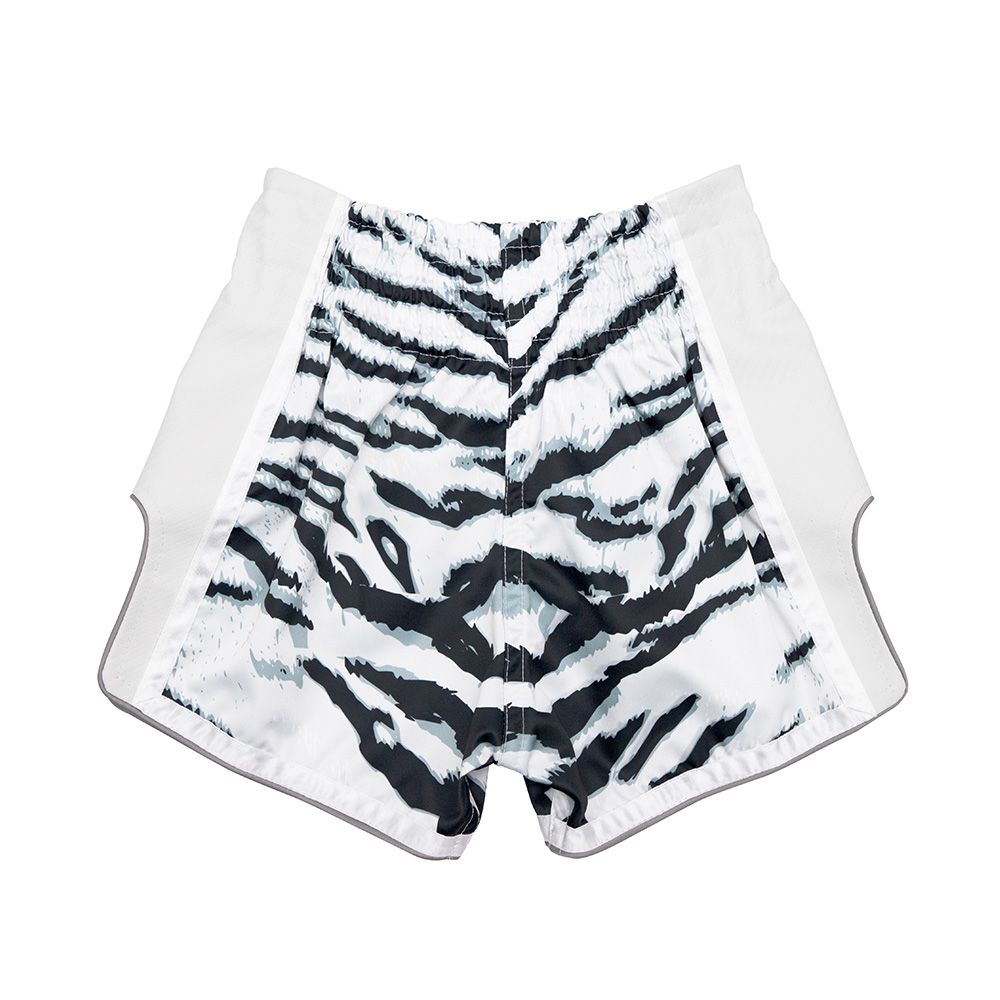 Fairtex Boxing Shorts for Kids - BSK2103 "White Tiger"