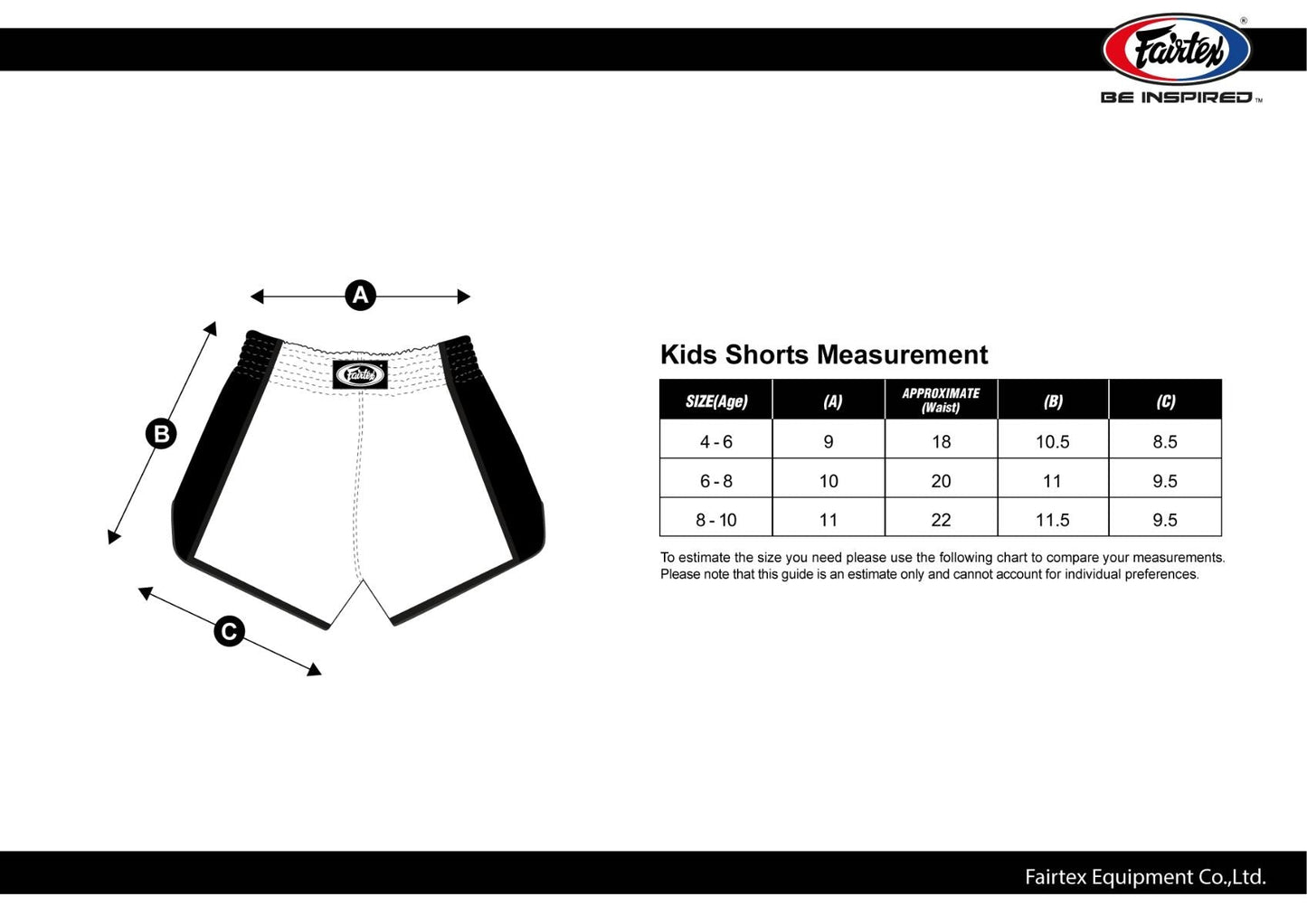 Fairtex Boxing Shorts Kids -BSK2104 "Midnight Red"
