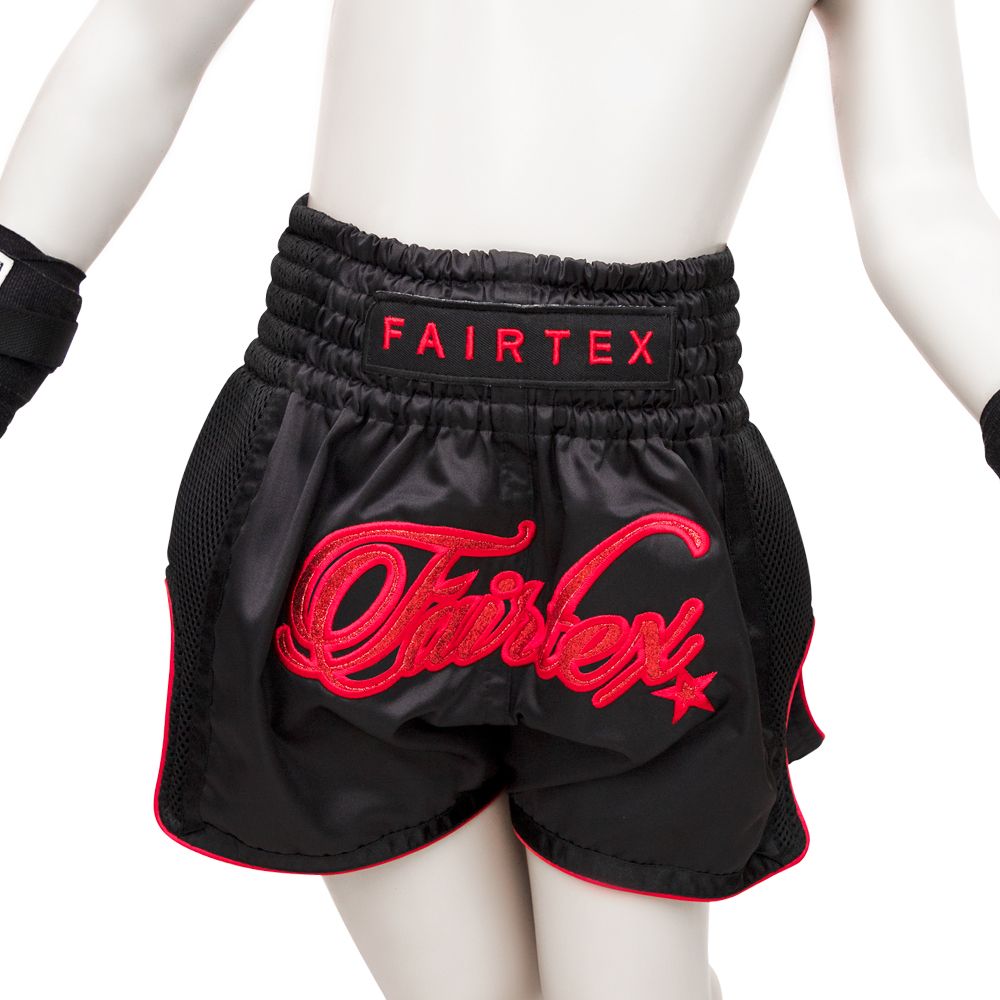 Fairtex Boxing Shorts Kids -BSK2104 "Midnight Red"