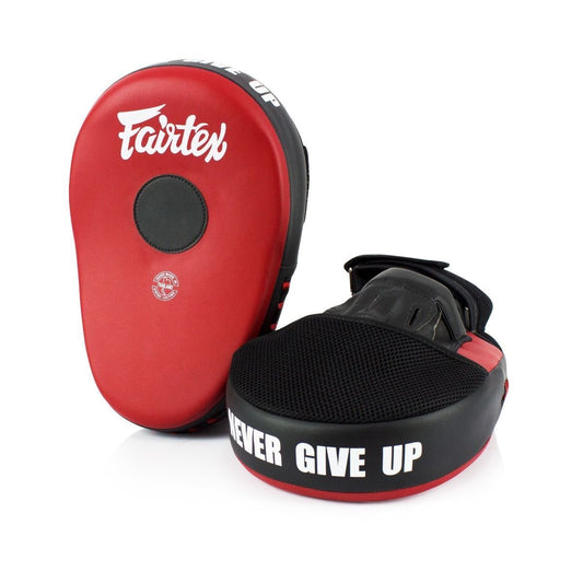 Fairtex Focus, Hybrid Mitts FMV13 red/black  "Micro Fiber"