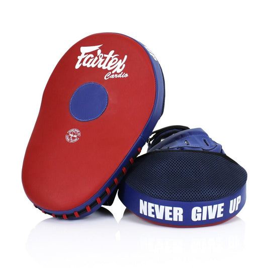 Fairtex Focus, Hybrid Mitts FMV13  Red/Blue"Micro Fiber"