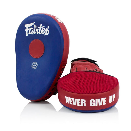 Fairtex Focus, Hybrid Mitts FMV13 Blue/Red "Micro Fibre"