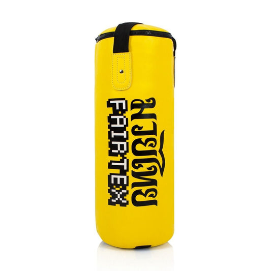 Fairtex Kids Heavy Bag 窶 Unfilled HBK1 Yellow