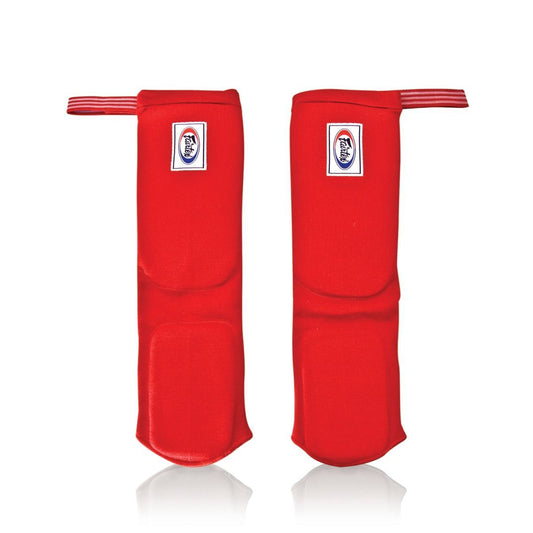 Fairtex Shin Guards Sock Type SPE1 Red