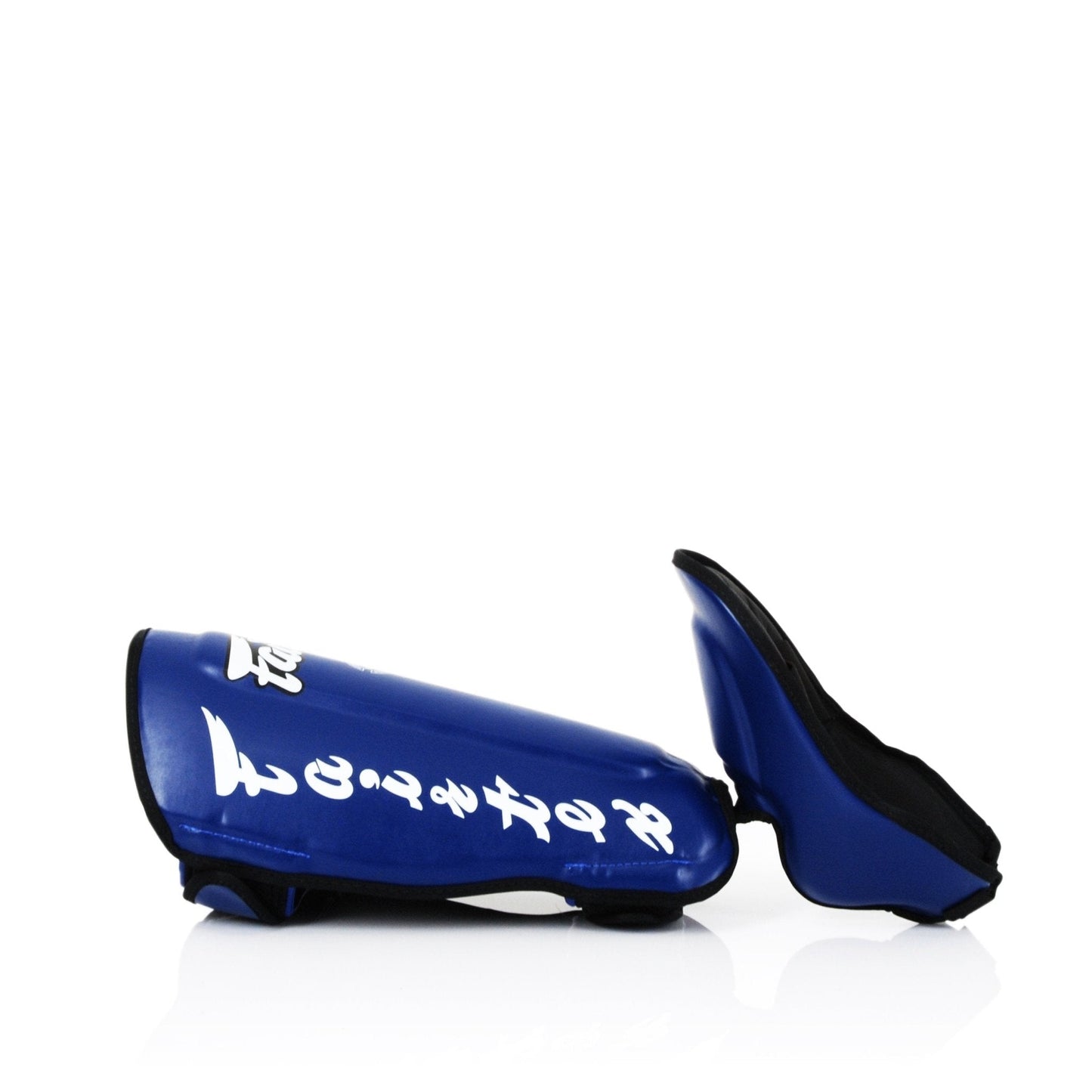 Fairtex Shin Guards SP7 BLUE DETACHABLE IN-STEP SHIN PAD