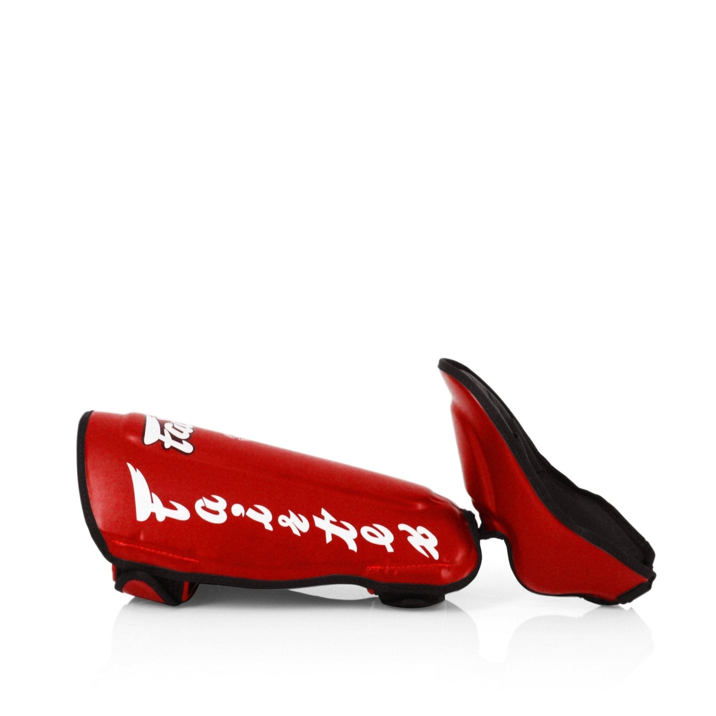 Fairtex Shin Guards SP7 Red DETACHABLE IN-STEP SHIN PAD