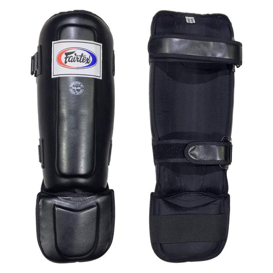 Fairtex Shin Guards   SP3 Black In-Step Double Padded Protector