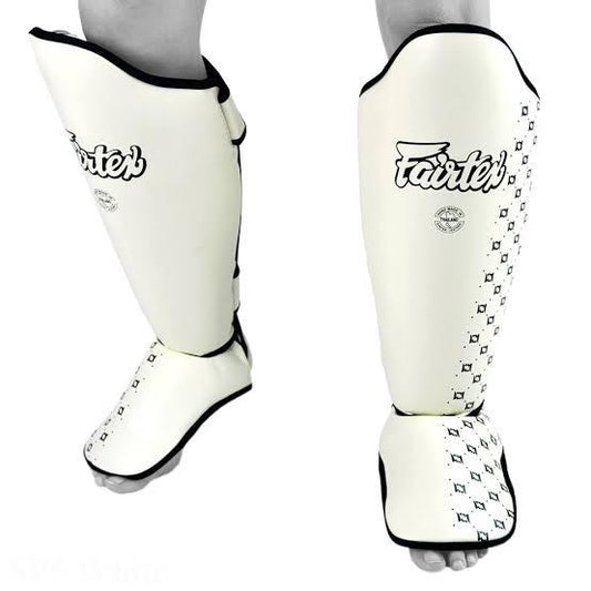 Fairtex Shin Guards SP5 White