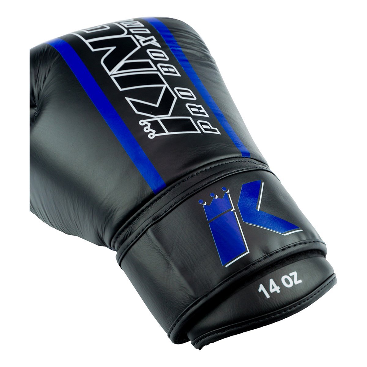 King Pro Boxing Gloves ELITE2 BLACK/BLUE