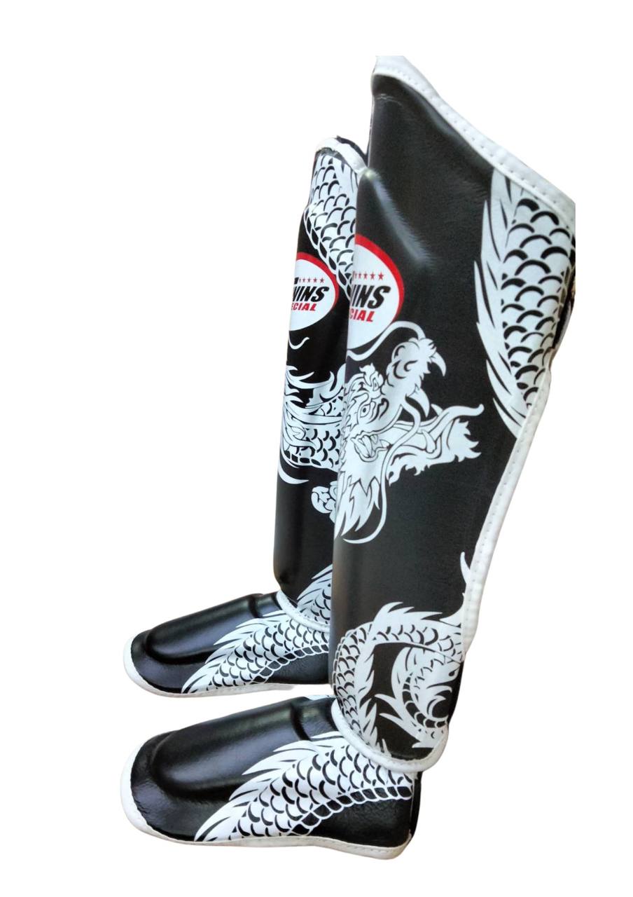 Twins Special Shin Guards FSGL10-49 White / Black